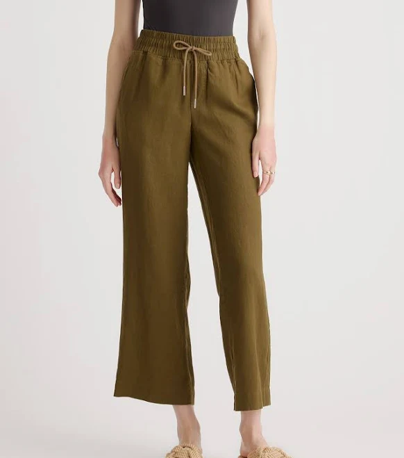 bottom Quince Women's European Linen Wide Leg Pants Quince $42