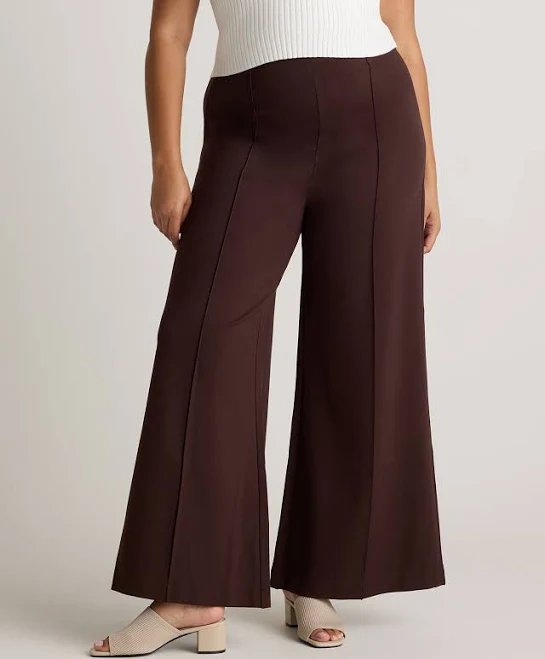 wide leg pants Quince Women's Ultra-Stretch Ponte Pants Quince $44.9