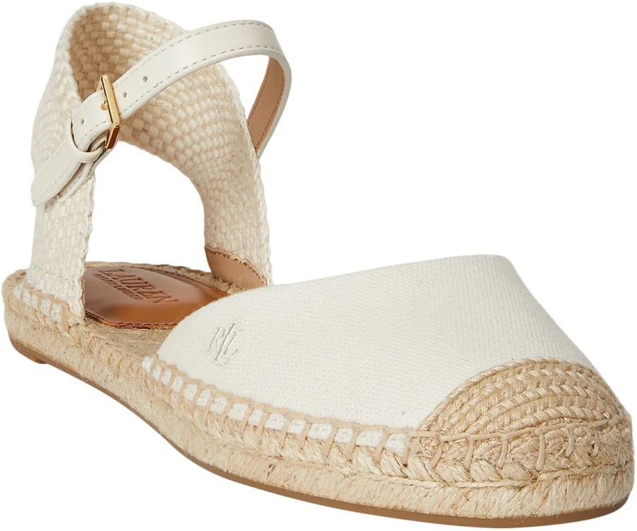 shoes Ralph Lauren Women's Robby Canvas Espadrille Flats Macy's $125