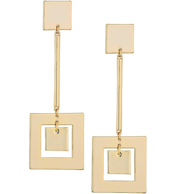 accessory Ramy Brook Women's Halla Geometric Square Earrings Saks Fifth Avenue $125