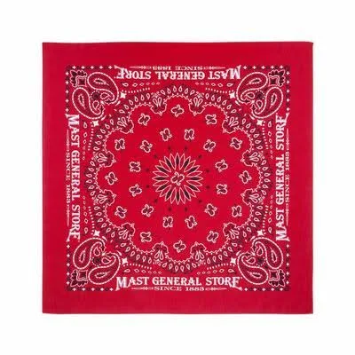 accessory Red Bandana - Red Mast General Store $3.99