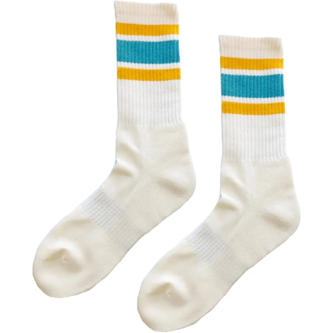 accessory Retro Sporty Striped Socks Comfysocks $11