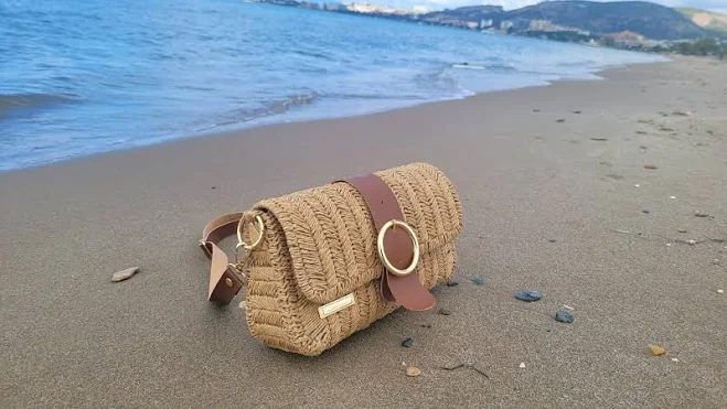 bag Rustic Bohemian Straw Bag, Authentic Crossbody Bag, Leather Flap Daily eBay $150