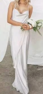 dress Show Me Your Mumu Dresses Nwt Show Me Your Mumu Tuscany Maxi Slip Dress Silver Luxe Satin eBay $33.95