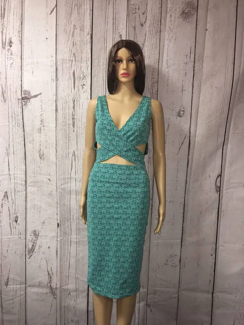 matching set Si Avance 2pc Set Women's Teal/black Top And Skirt Set Size Options eBay - fashion-city777 $19.99