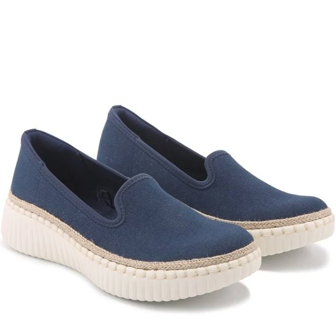 shoes SKECHERS Women's Wilshire Blvd Slip-On Espadrille Sneakers Famous Footwear $59.49