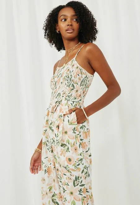 jumpsuit Sophie & Hailee Women's Boho Floral Jumpsuit Sophie & Hailee $49