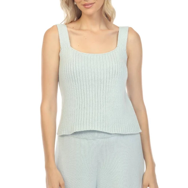 top Square Knit Tank Honest Cotton $118
