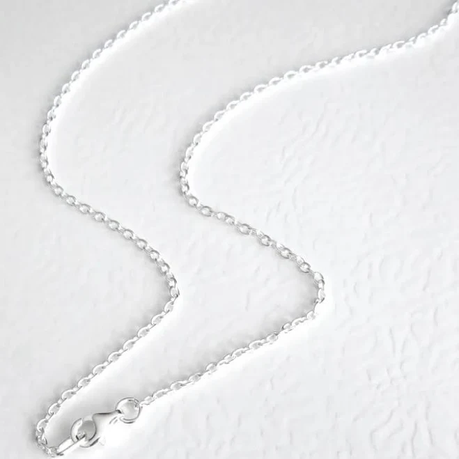 accessory Sterling Silver Cable Chain Necklace CindyLouWho2 $19