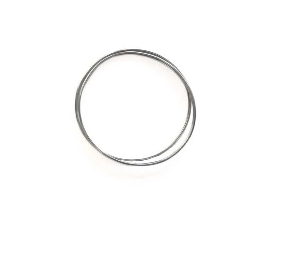 accessory Sterling Silver Thin Bangle Bracelet Klaebu Silver $25