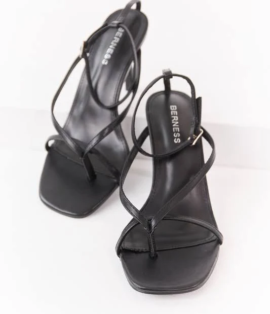 shoes Stiletto Faux Leather Heels with Ankle Strap Lime Lush $25.95