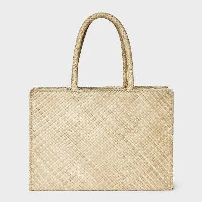bag Straw Weave XL Tote Bag Target $28