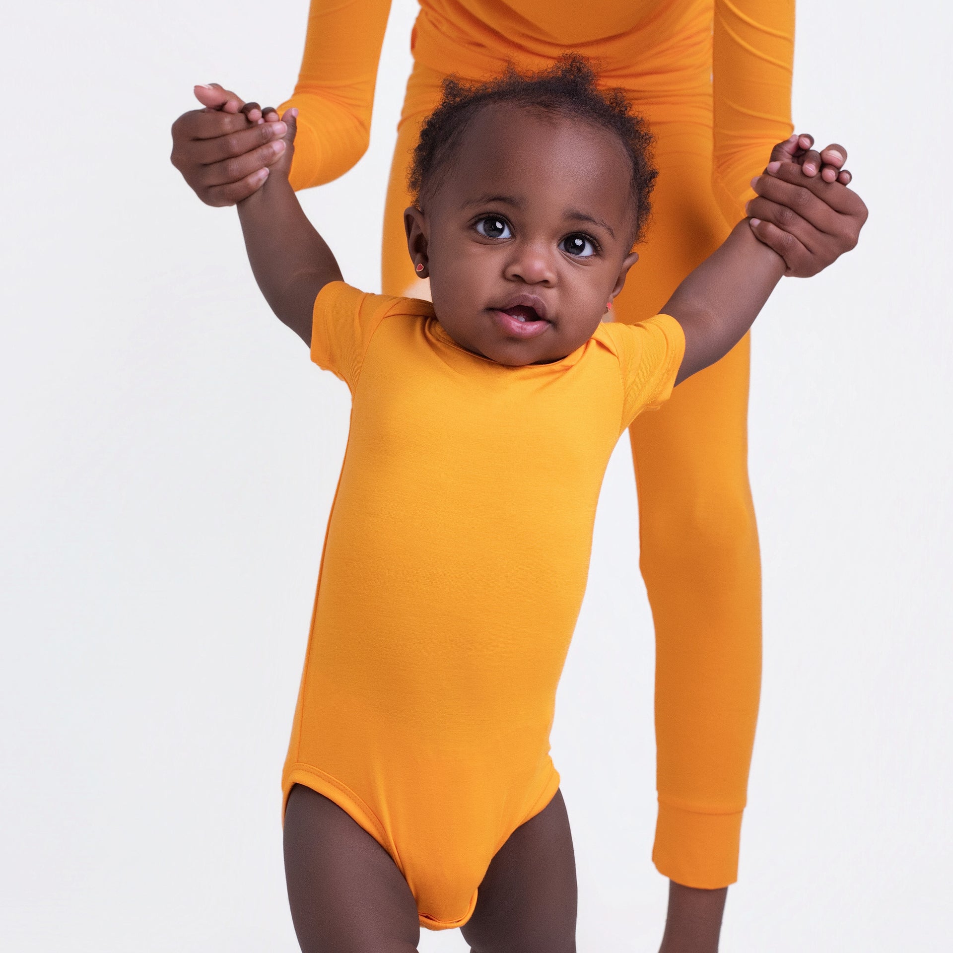 bodysuit Tangerine Short Sleeve Bodysuit Three Coastal Babies & $14