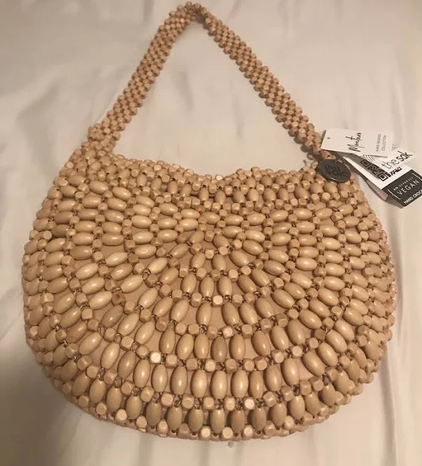 bag THE SAK Montara Wood Beaded Hobo Bag eBay $65