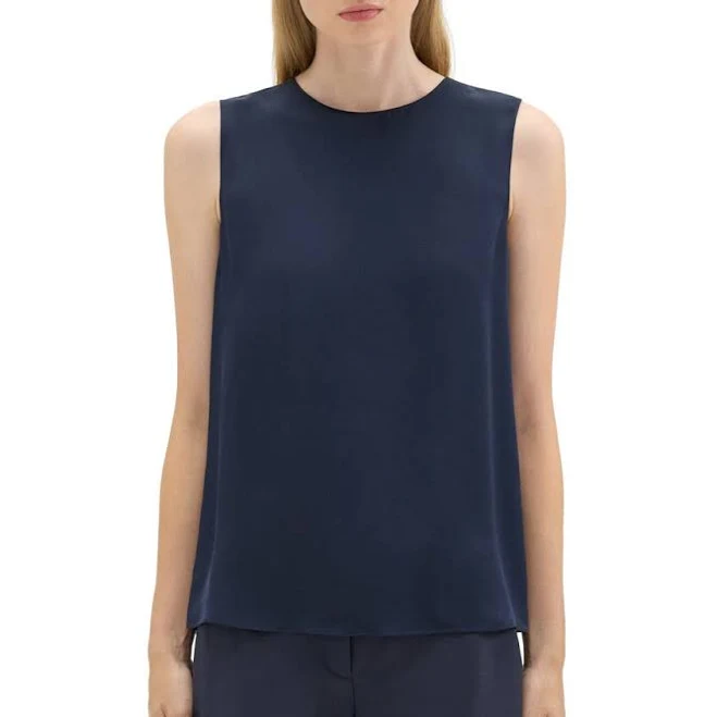 top Theory Women's Silk Sleeveless Top Nordstrom $195