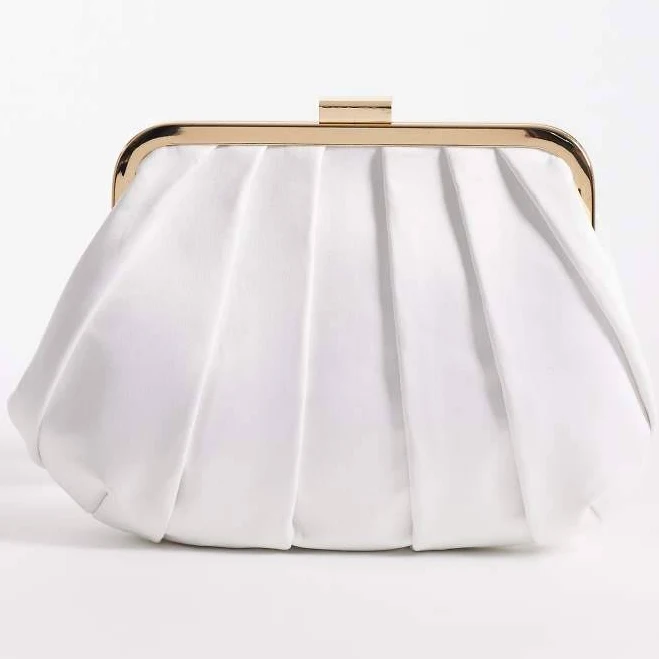 bag True Decadence Pleated Satin Clutch Bag ASOS $42