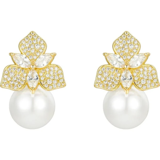 accessory Untamed Petals Sophie Pearl Drop Earrings Nordstrom $62.05