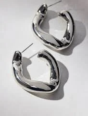 accessory Urban Outfitters Chubby Irregular Hoop Earrings urbanoutfitters.com $15