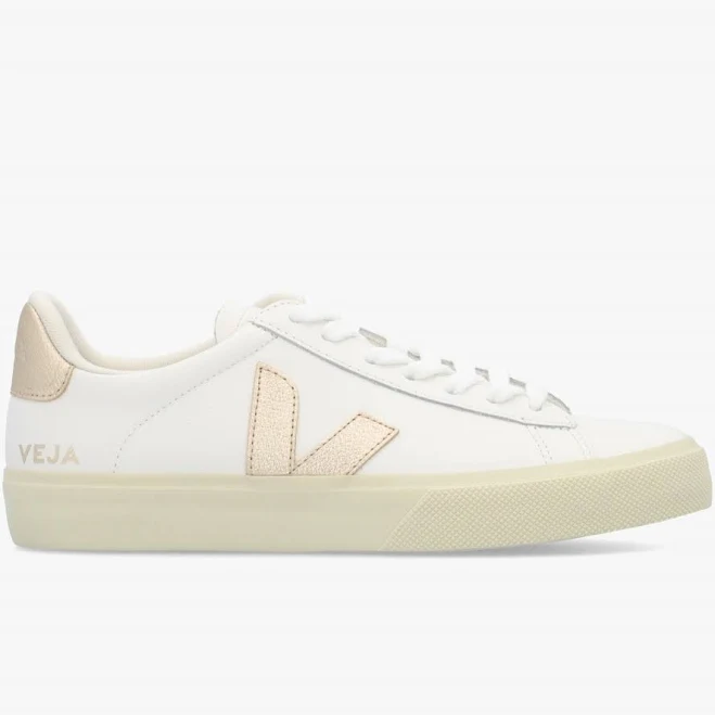 shoes Veja White Leather Campo Sneakers Daniel Footwear $118.75