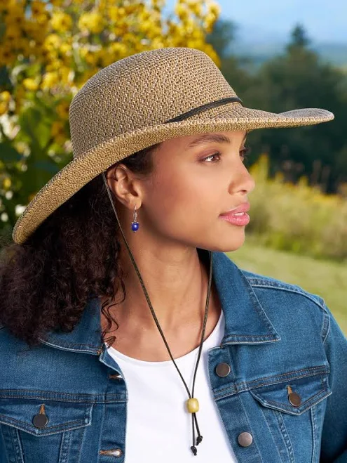 accessory Vermont Country Store Women's Big Brim Woven Sun Hat The Vermont Country Store $44.95