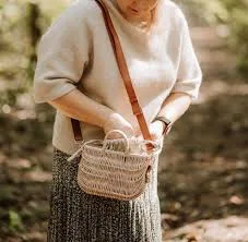 bag Wicker Crossbody bag, Handmade Natural Ecru Woman's bag, Compact natural stylish ladies everyday handbag, delicate unique design for women Etsy $60.02