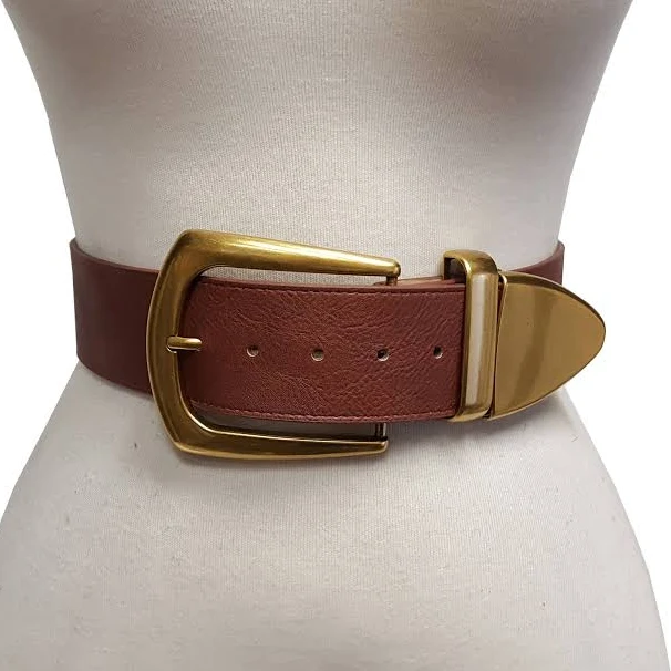 accessory Wide Width Western Statement Buckle Loop Tip Set Field Day $65