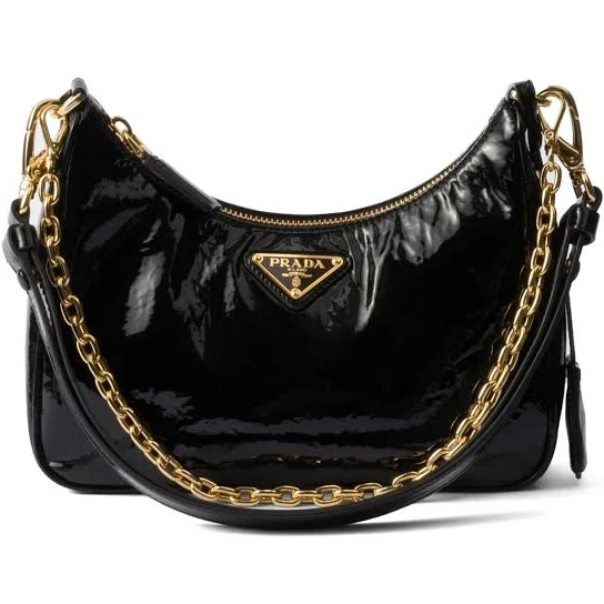 bag Woman Prada Shoulder Bags Patent Leather farfetch.com $3100