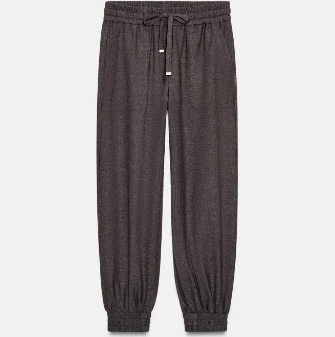 pants Woman Zara Cuffed Jogger Pants Zara USA $29.94