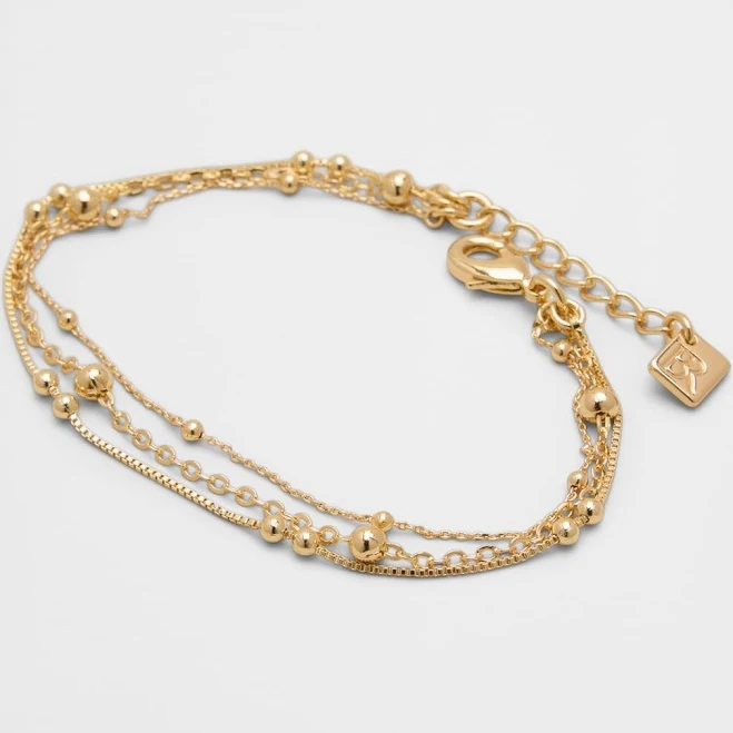 accessory Women's Delicate Layered Gold Bracelet Banana Republic Factory $22.5