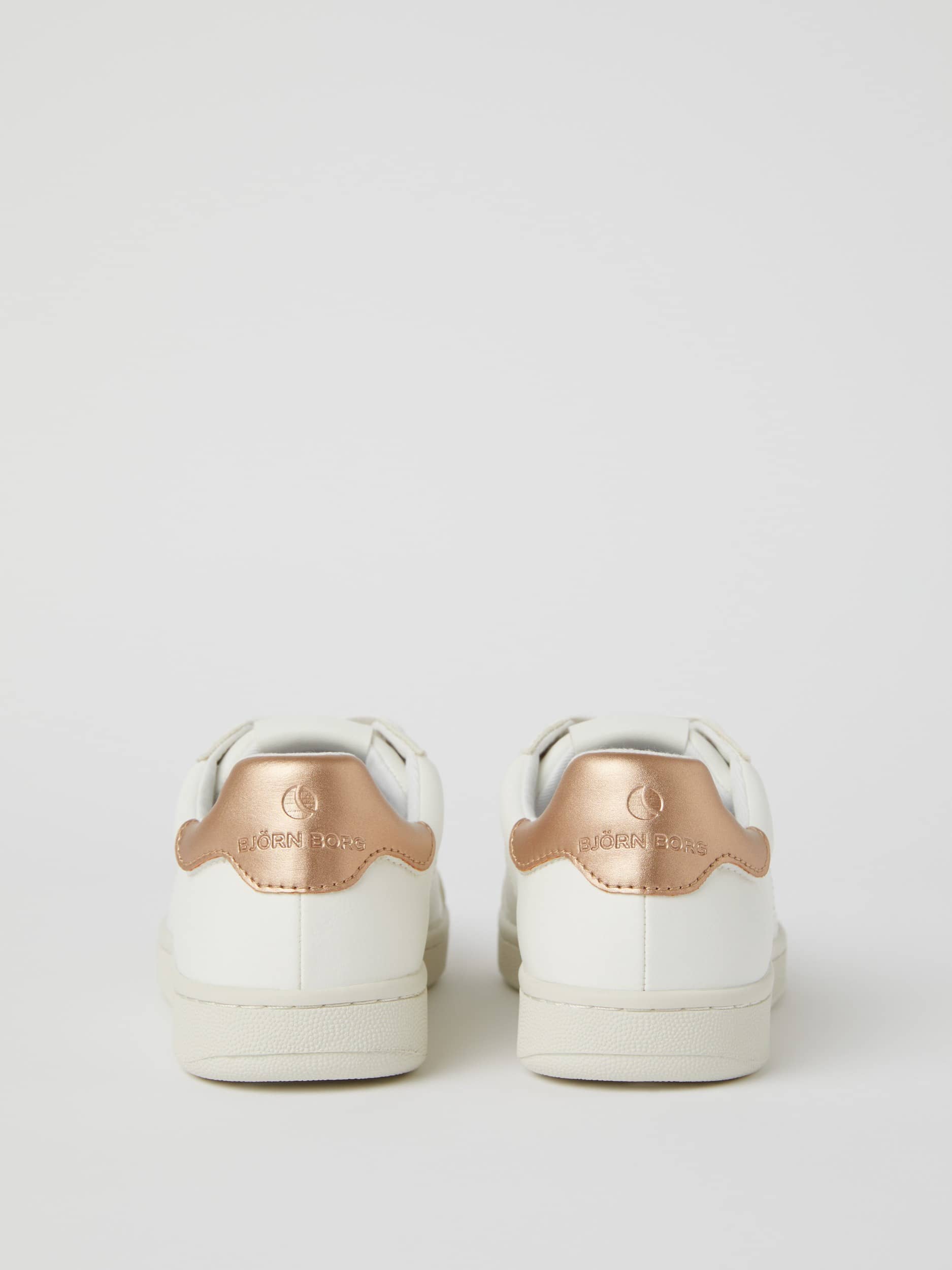 shoes Women's Deuce Sneakers (T305) - White / Rose Gold bjornborg.com $84.95