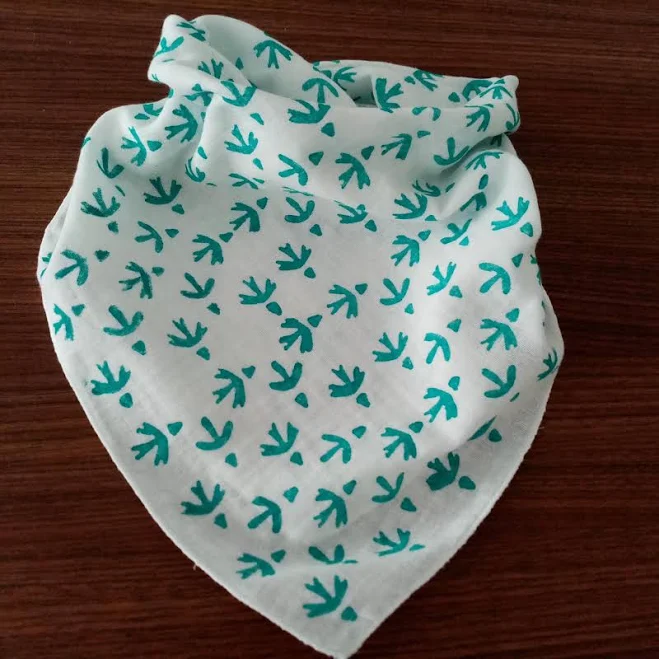 accessory Women's Minimalist Block Print Cotton Bandana Etsy - Seller $13.29