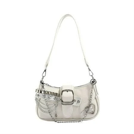bag Women's PU Leather Shoulder Bag with Chain Strap Walmart - Yangchuan $19.11