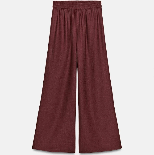 wide leg pants Zara Wide Leg Linen Pants Zara USA $69.9