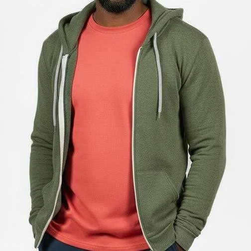 outerwear Zip Hoodie Blade + Blue $79.5