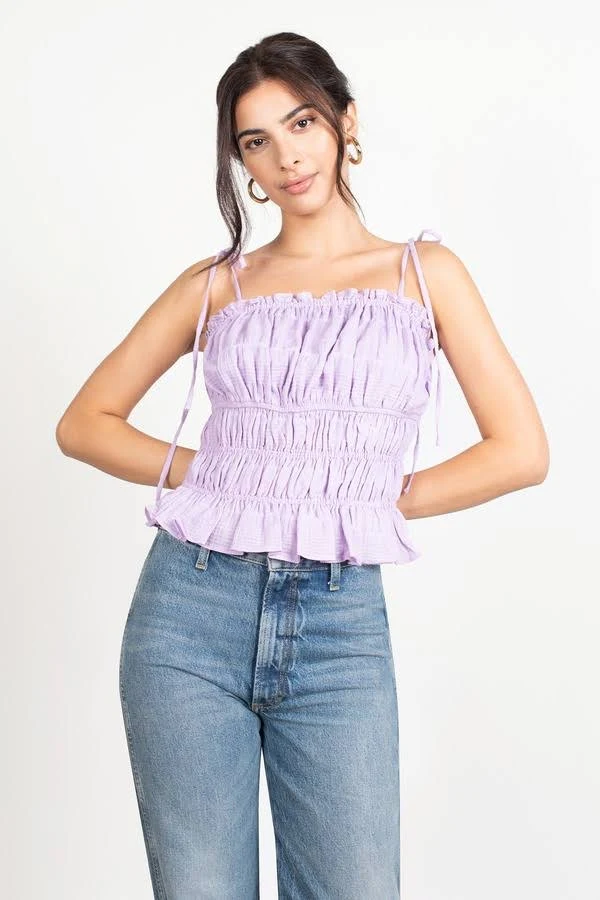 blouse Zoriah Smocked Blouse Tobi $25