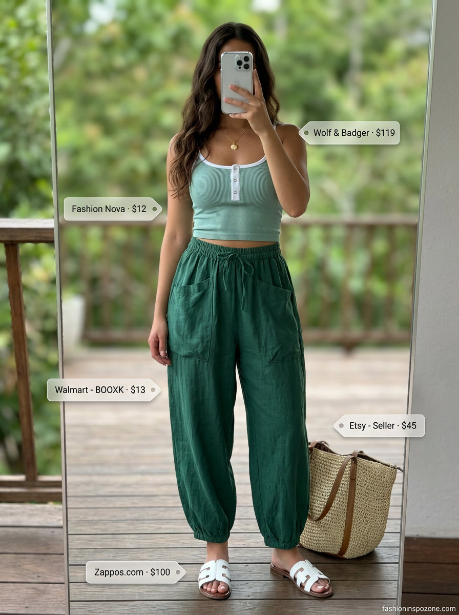 Seafoam green matching set for summer yoga 2026, ideal for pilates and beach days. Airy and coastal.