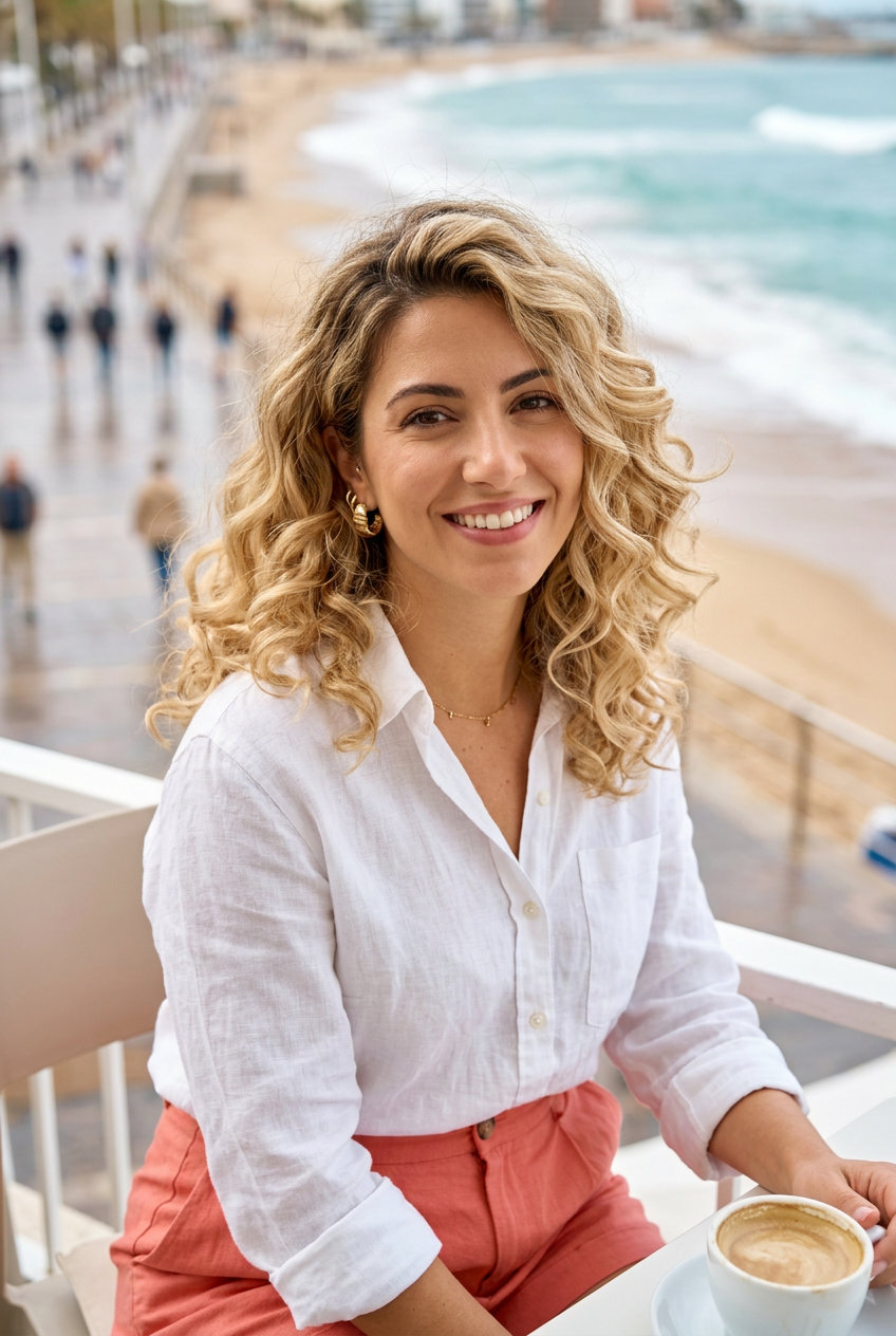 Heatless Curls: Summer Hairstyles 2026 medium buttercream blonde voluminous heatless curls for effortless daily style