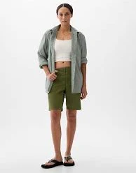 shorts 9" Downtown Khaki Bermuda Shorts gapfactory.com $14.97