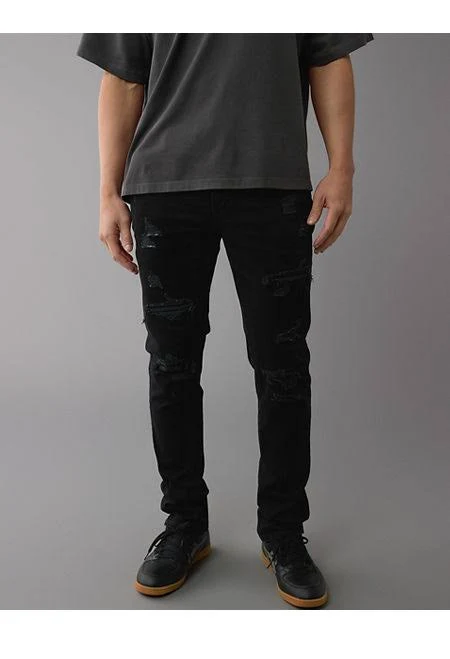 jeans American Eagle Men's AirFlex+ Ripped Slim Jeans American Eagle Outfitters $41.96