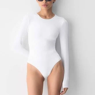 top Aritzia Women's Original Contour Prosperity Crew Bodysuit Aritzia $58
