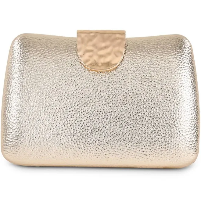 bag Badgley Mischka Tatum Faux Leather Minaudiere Clutch Macy's $58.8