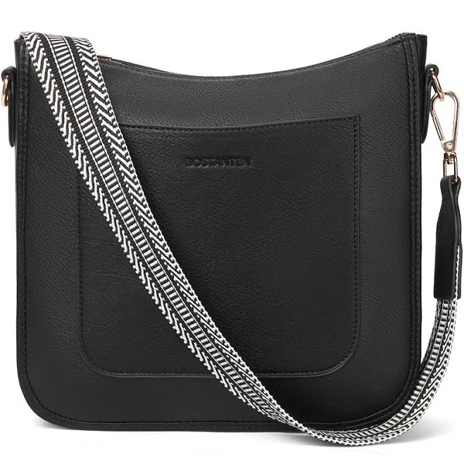 bag Bostanten Vegan Leather Hobo Crossbody Bag with Guitar Strap Bostanten $49.99