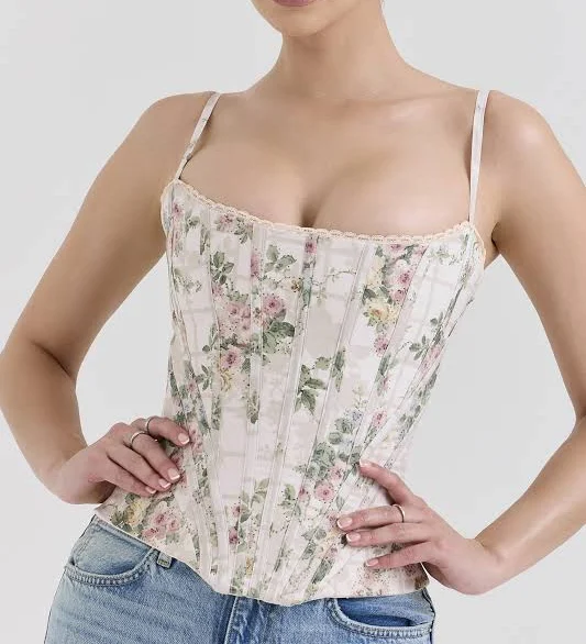 corset top 'Cadie' Cotton Corset Top House of CB $149