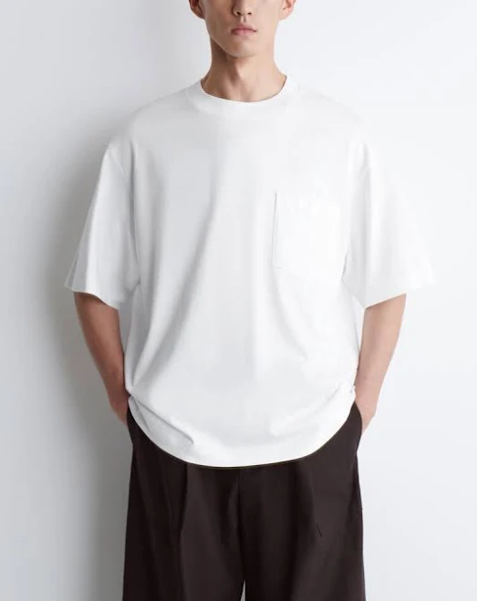 t-shirt Cos Men's Oversized Heavyweight Cotton T-Shirt COS US $49