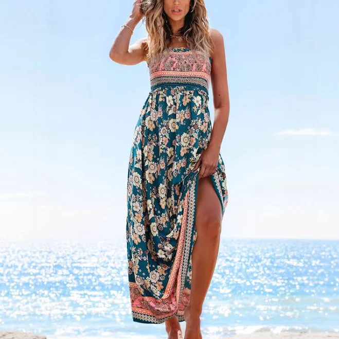 dress Cupshe Women's Boho Floral Print Maxi Dress Cupshe $33