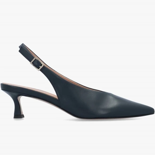 heels Daniel Siamma Leather Kitten Heel Sling Backs Daniel Footwear $145.09