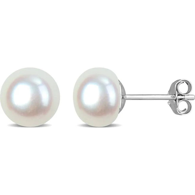 accessory Delmar Sterling Silver Cultured Freshwater Pearl Stud Earrings Nordstrom Rack $44.97