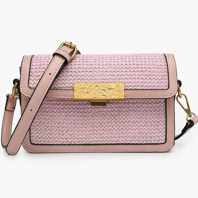 bag Elizabeth Straw crossbody Effortless Summer Chic Jen & Co. $28.99