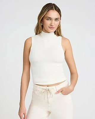 top Express Women's Fitted Mock Neck Sweater Express $43.5