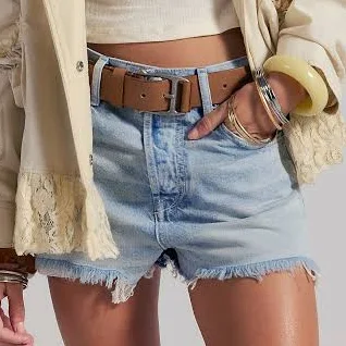 shorts Free People We The Free Double Take Denim Shorts Free People $78
